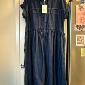 Maye Harper Denim Midi Dress- originally $148